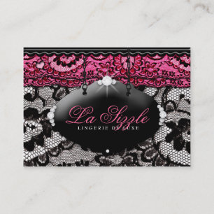 311 Lace de Luxe Pink Business Card