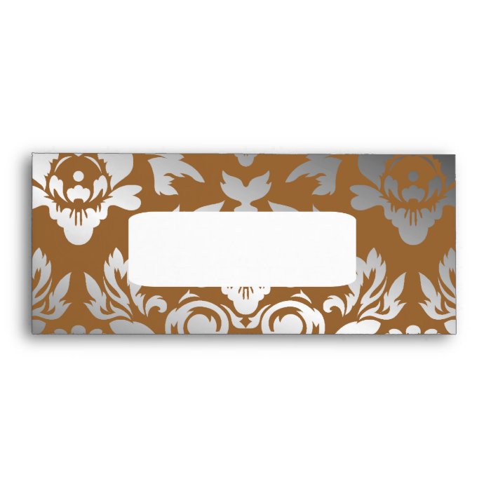 311 Ladonna Damask Bronze Envelopes