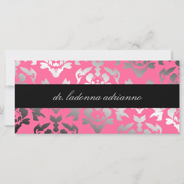 311 Ladonna Damask Rose Pink Rack (Front)