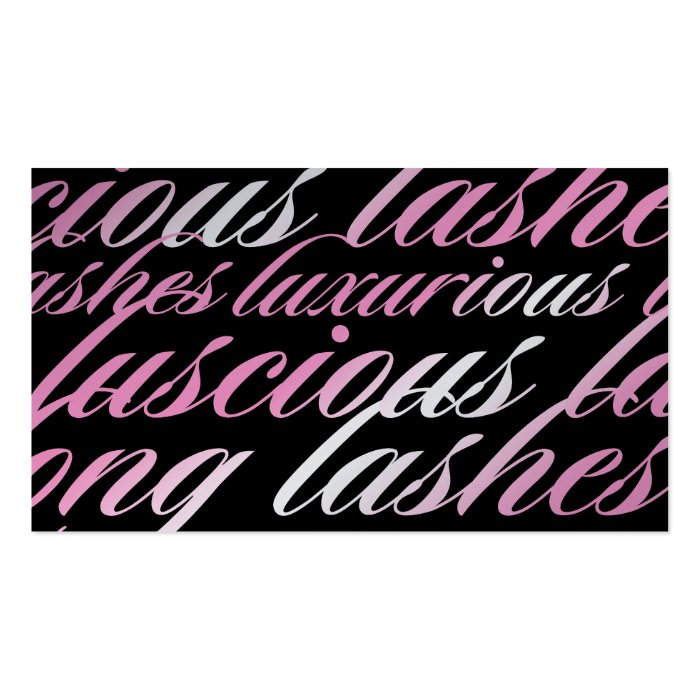 311 Lash Extensions Business Card