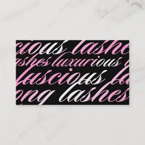 311 Lash Extensions Business Card