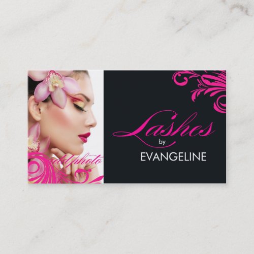 311 Lashes By Hot Pink Business Card