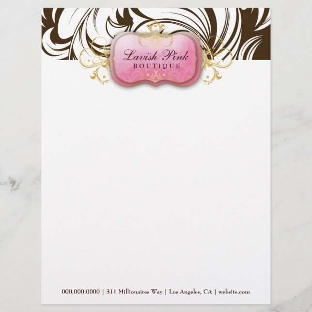 311 Lavish Pink Brown - Letterhead (Front)