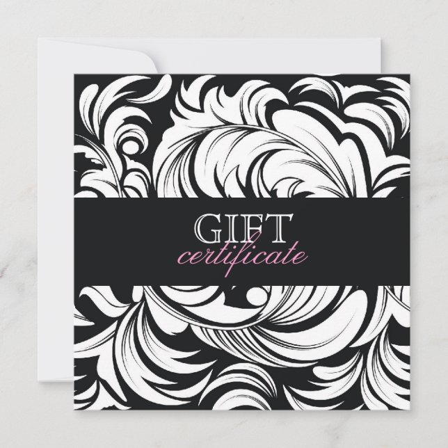 311-Lavish Pink Plate Gift Certificate (Front)