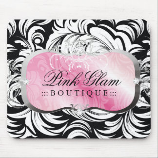311 Lavish Pink Platter Silver Mousepad