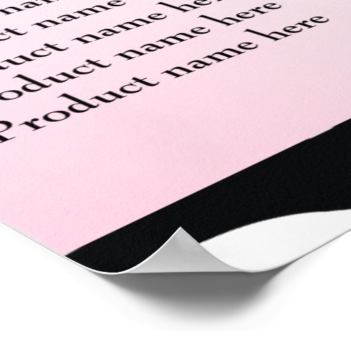 311Lavish Pink Platter Zebra Price List Poster Zazzle