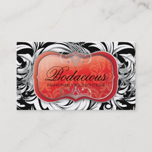 Customizable 311 Lavish Red Plate Appointment Card Business Card