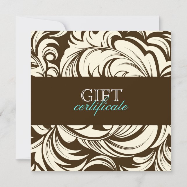 311 Lavish Topaz Brown Gift Certificate (Front)