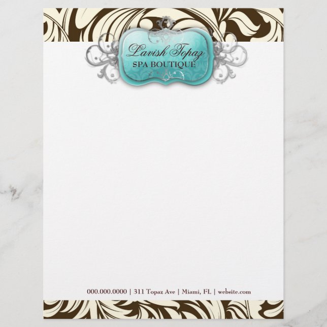 311 Lavish Topaz | Letterhead | Brown (Front)