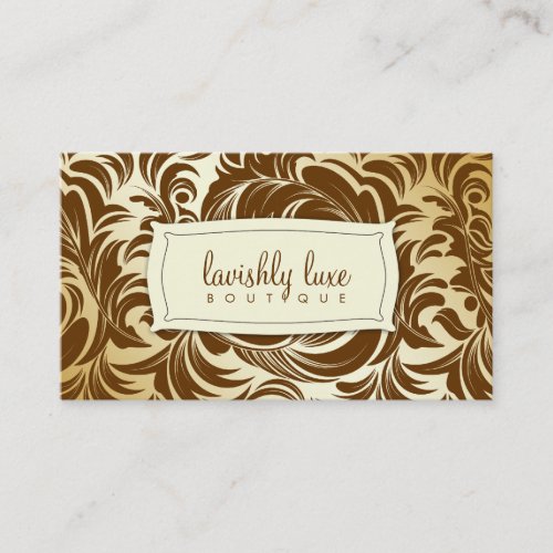 311 Lavishly Lainey Golden Brown Business Card