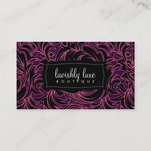 311 Lavishly Lainey Purple Velvet Business Card