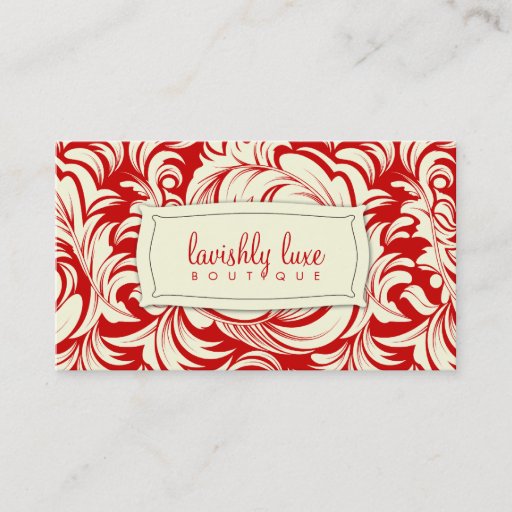 Customizable 311 Lavishly Lainey Rouge Business Card