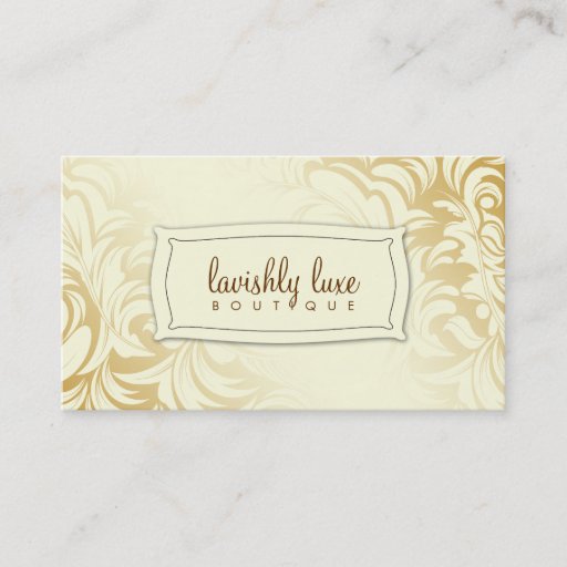 Customizable 311 Lavishly Lainey Toasted Almond Business Card