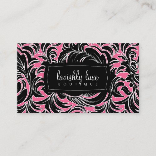 311 Lavishly Lainey White Trim B Gum Business Card