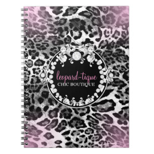 311 Leopard-Tique Pink Fade Notebook