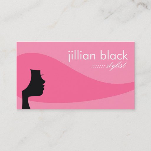 Customizable 311 Les Cheveux Pink Business Cards