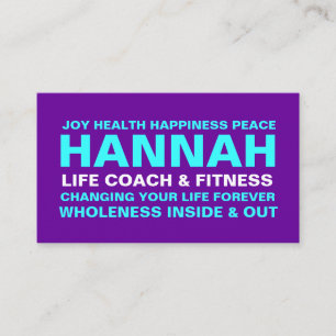 311 Life Coach Trainer Etc. Business Card