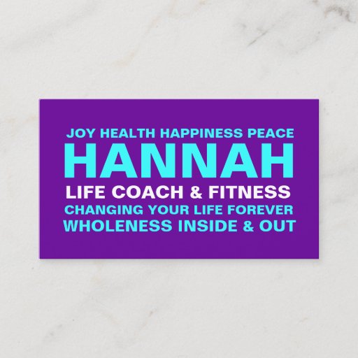 Customizable 311 Life Coach Trainer Etc. Business Card Templates
