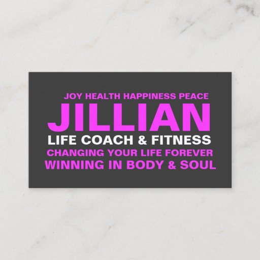 Customizable 311 Life Coach Trainer Etc. Business Cards