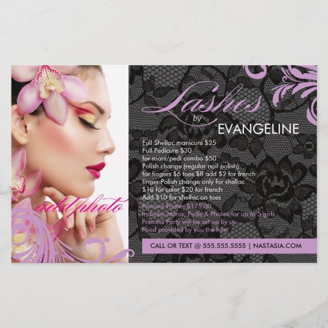 311 Lilac & Lace Lashes By Flyer (Front)