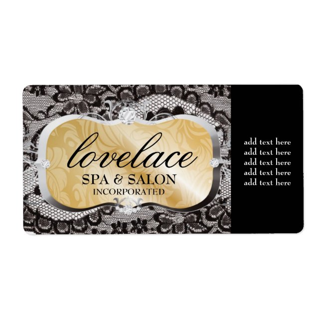 311 Love Lace Bronze Platter Label (Front)
