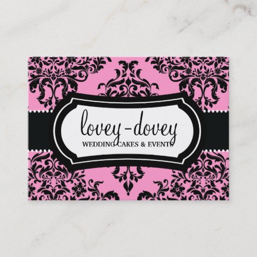 311 Lovey Dovey Damask Appointment Card Business Card Templates