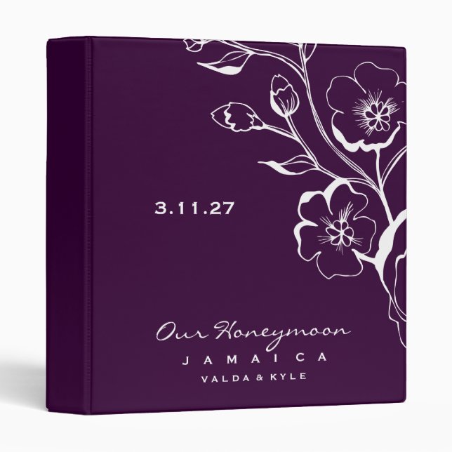 311-Lush Eggplant Purple Binder (Front/Spine)