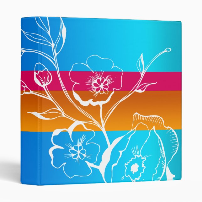 311-Lush Tropical Sunset Binder (Front/Spine)
