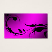 311 Lustrous Butterfly Pink & Purple Name Card (Back)