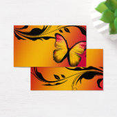 311 Lustrous Butterfly Sunset Name Card (Desk)
