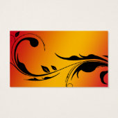 311 Lustrous Butterfly Sunset Name Card (Back)