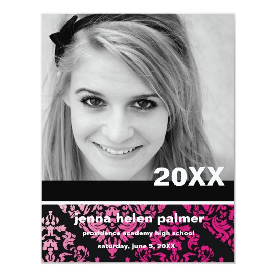311-Luxuriosly Pink Damask Announcement