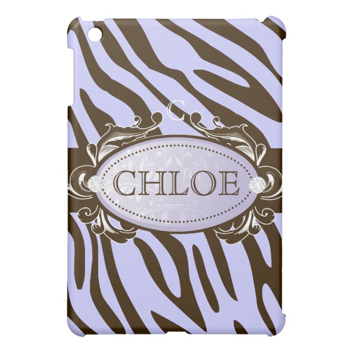 311 Luxuriously Lavender Zebra iPad Case