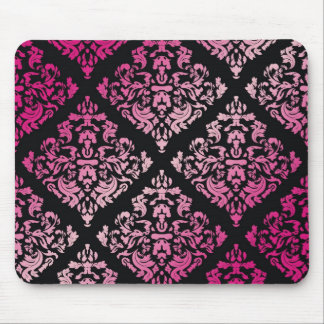 311-Luxuriously Pink Damask Mouse Pad