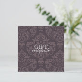 311 Luxuriously Purple Gray Certificate (Standing Front)