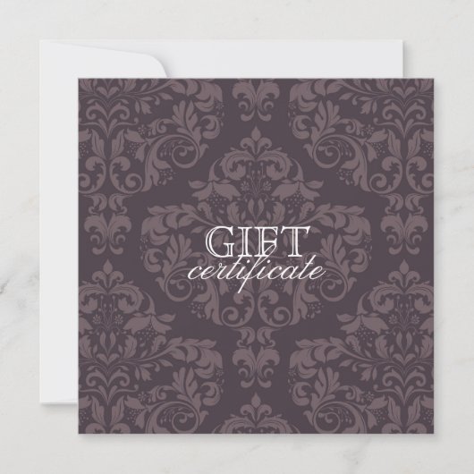 311 Luxuriously Purple Gray Certificate (Front)