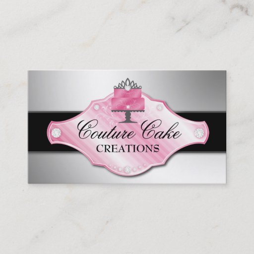 Customizable 311 Luxury Cakes Business Card Templates