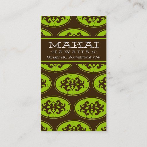 Customizable 311-MAKAI BUSINESS CARD - PALM TREE