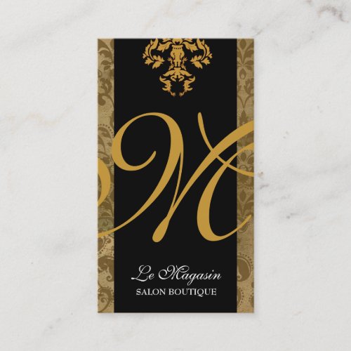311 Marley Monogram Gold Rush Business Card