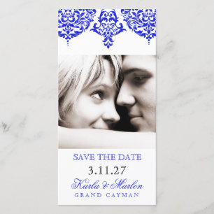311 Mon Cherie Damask The New Blue Save the Date