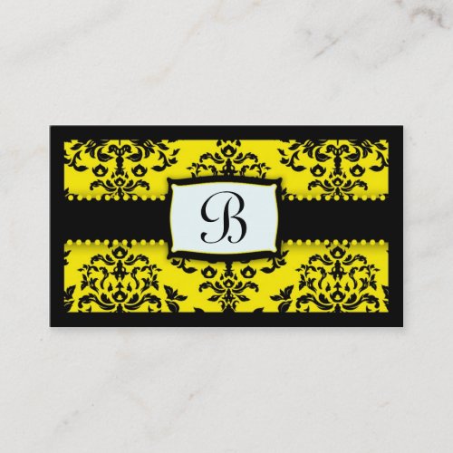 311 Monogram Icing on the Cake Bee Business Card Template