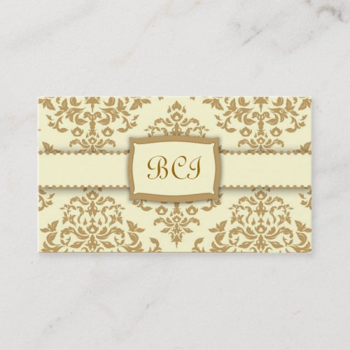 311-Monogram Icing on the Cake - Buttercream Business Card