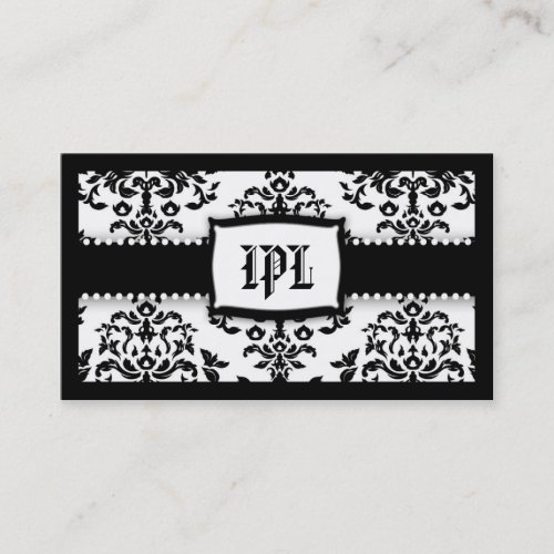 311 Monogram Icing on the Cake - Sugar Frosting Business Card Templates
