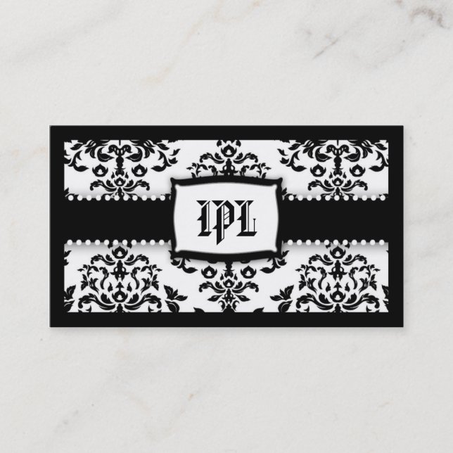 311 Monogram Icing on the Cake - Sugar Frosting Business Card (Front)