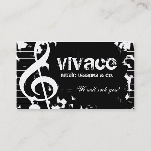 311-MUSICAL MAESTRO - GRUNGE BUSINESS CARDS