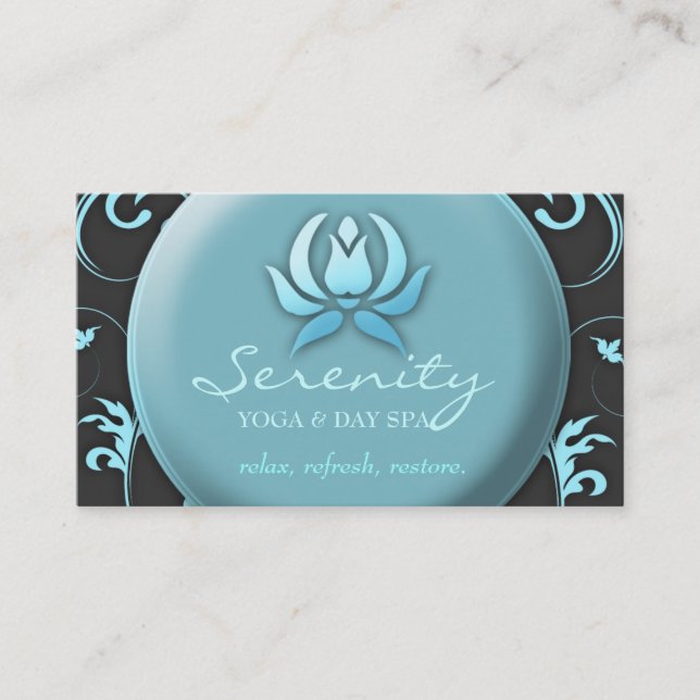 311 Peaceful Spa Delight Business Card (Front)