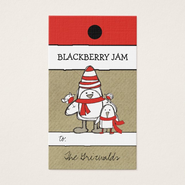 311-Penguin Family Hang Tag (Front)