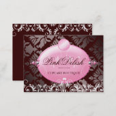 311 Pink Delish Version 2 Chocolate 3.5 x 2.5 Business Card (Front/Back)