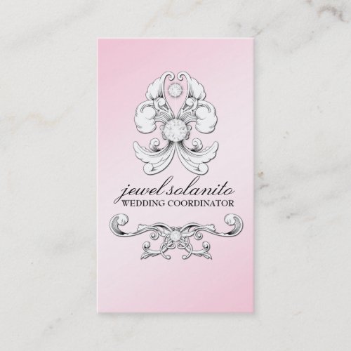 311-Pink Diamond Luxe Business Card