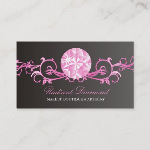 Customizable 311-Pink Diamond Radiance Business Cards